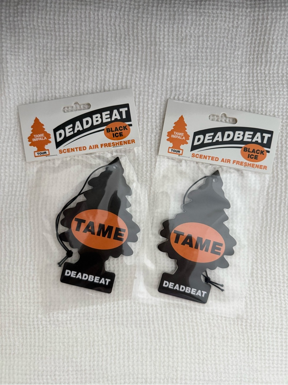 Tame Impala Deadbeat Tour - Black Ice Air Freshener